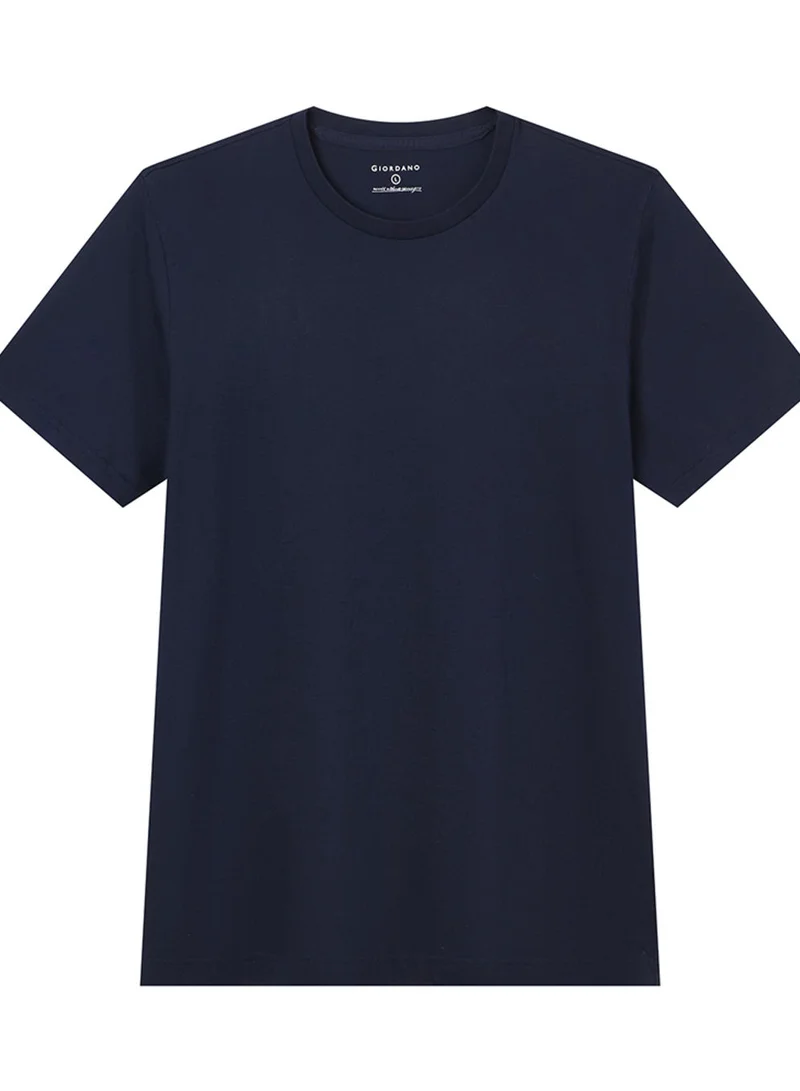 جيوردانو Men’s Slim Cotton Crew Neck Tee 3‑Pack Essentials